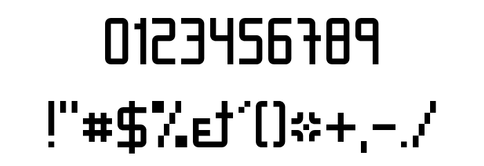 Basica Font OTHER CHARS