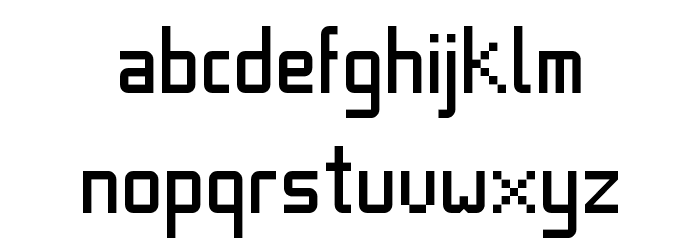 Basica Font LOWERCASE