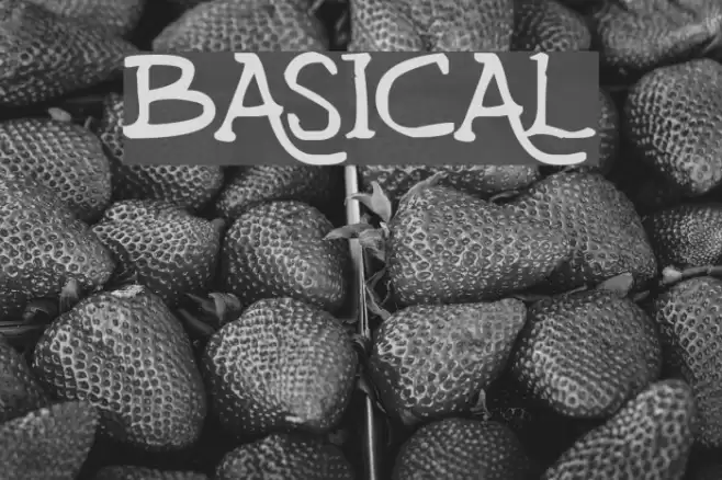 Basical Font examples