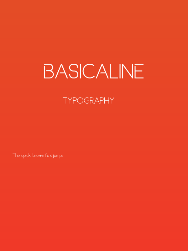 Basicaline Poster