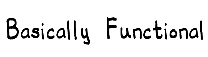 Basically Functional  フリーフォントのダウンロード