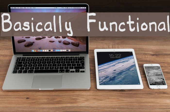 Basically Functional Font examples