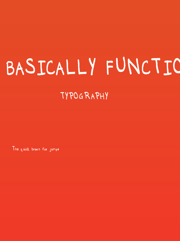 Basically Functional Poster