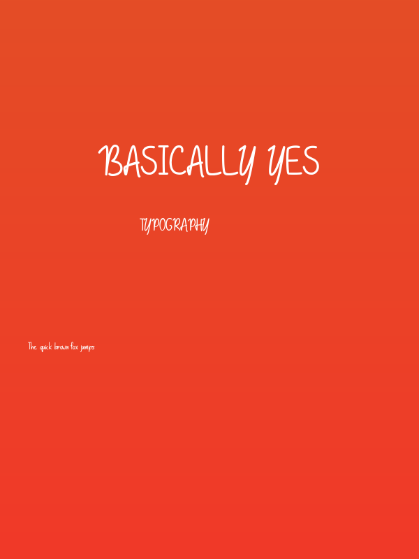 Basically Yes Poster