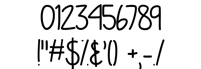 BasicallyYes Font OTHER CHARS