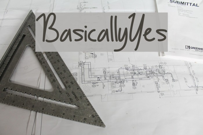 BasicallyYes Font examples