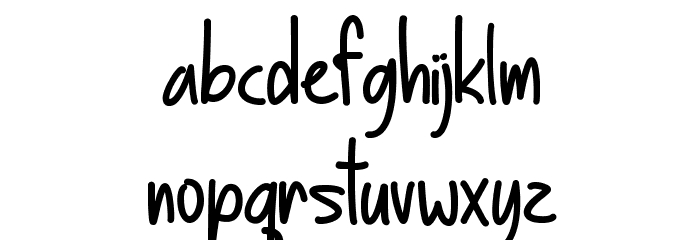 BasicallyYes Font LOWERCASE