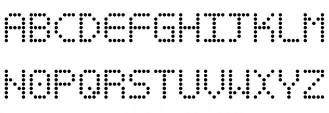 Basicdots フォント 大文字