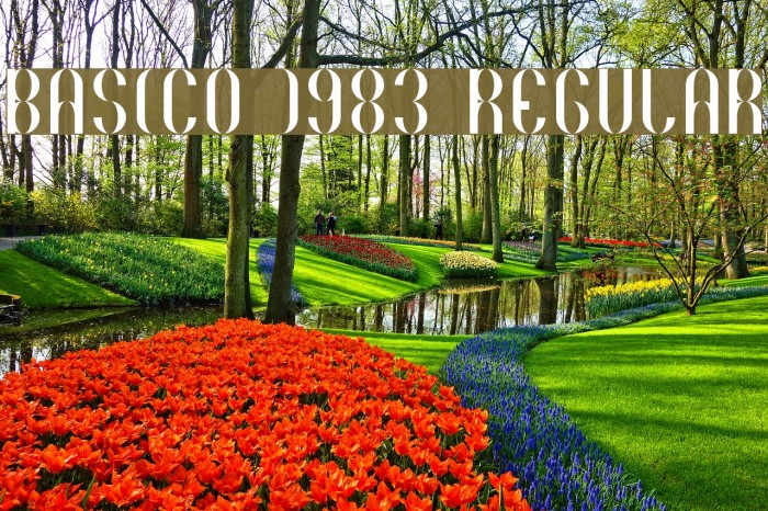 Basico 1983 Regular Font examples