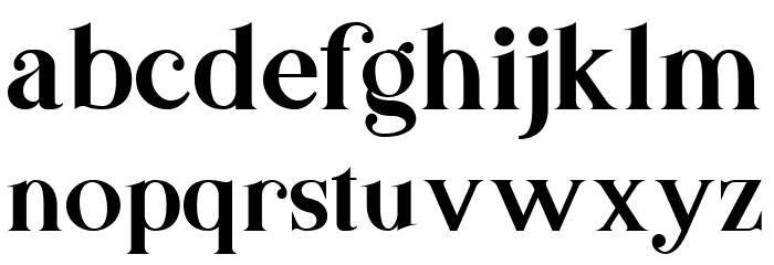 Basics Serif Free Regular Font LOWERCASE