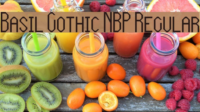 Basil Gothic NBP Regular Example 1