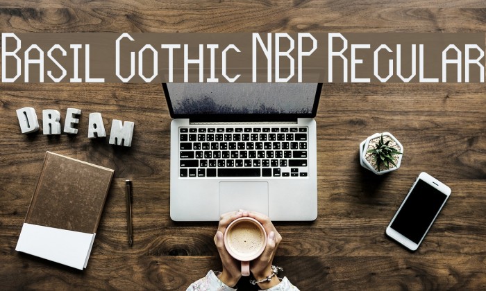 Basil Gothic NBP Regular Example 2