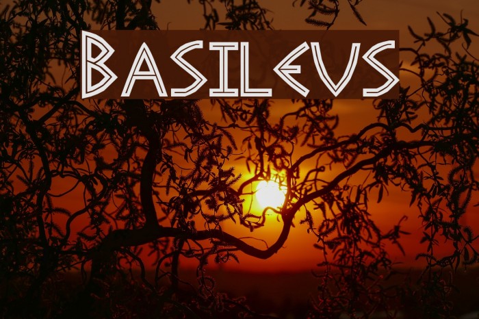 Basileus Font examples