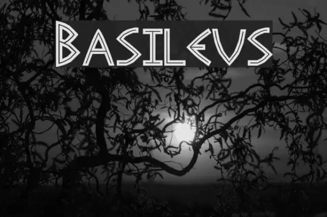 Basileus フォント examples