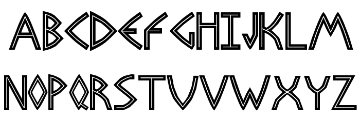 Basileus Font LOWERCASE