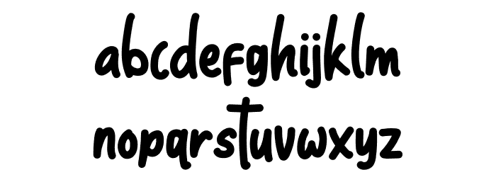 Basileyca Font LOWERCASE