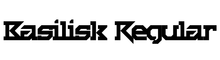 Basilisk Regular फ़ॉन्ट