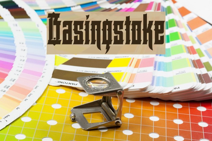 Basingstoke Font examples