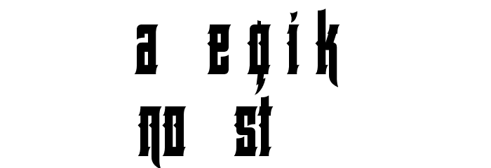 Basingstoke Font LOWERCASE
