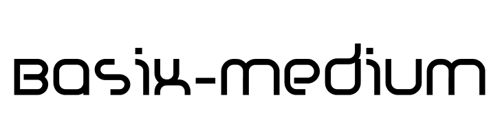 Basix-Medium  Free Fonts Download