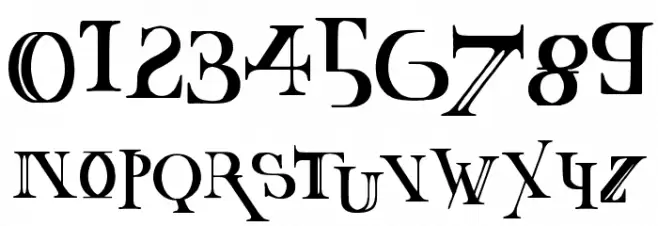 Baskertown Font OTHER CHARS