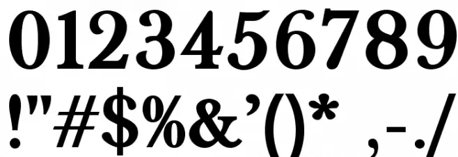 BaskervaldADFStd-Bold Font OTHER CHARS