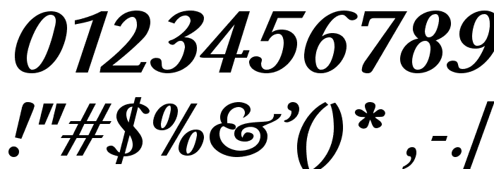 BaskervaldADFStd-BoldItalic Font OTHER CHARS