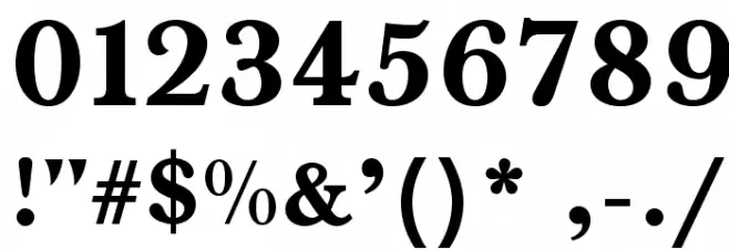 BaskervaldADFStd-Heavy フォント その他の文字