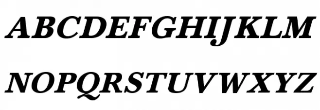 BaskervaldADFStd-HeavyItalic フォント 大文字