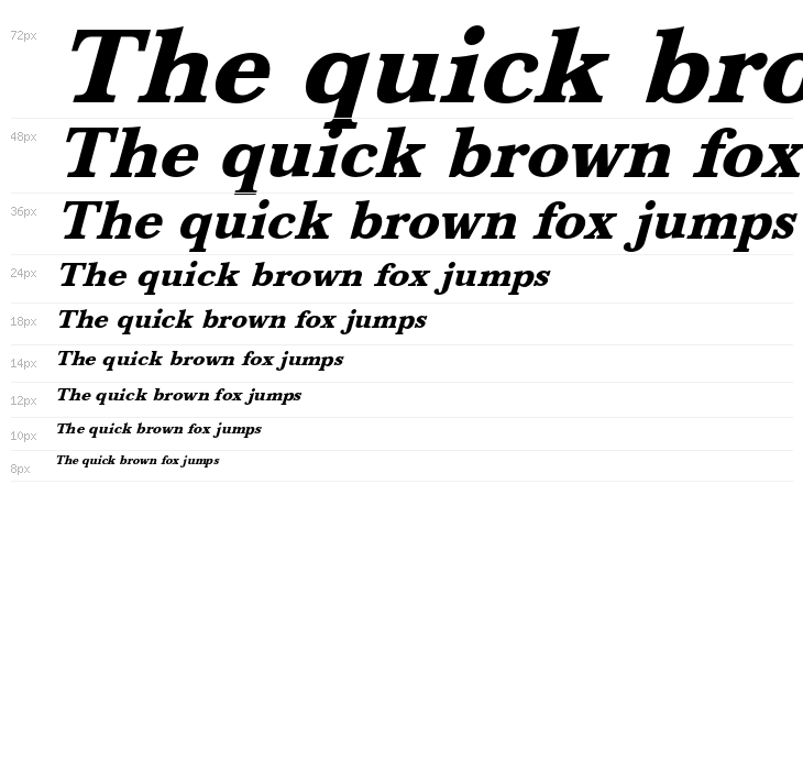 BaskervaldADFStd-HeavyItalic Waterfall