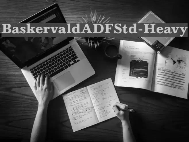 BaskervaldADFStd-Heavy フォント examples