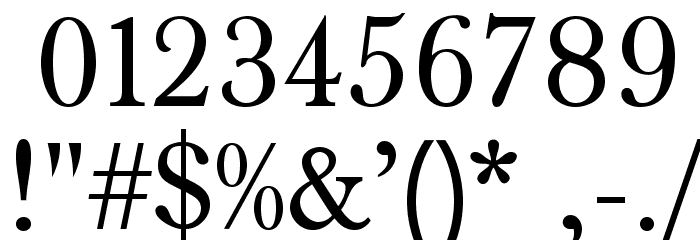 BaskervaldADFStd Font OTHER CHARS