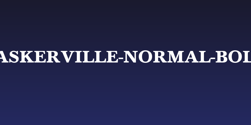 Baskerville-Normal-Bold Social Header