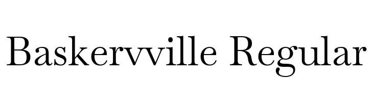 Baskervville Regular  Скачать бесплатные шрифты