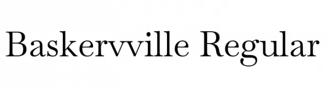 Baskervville Regular  Fuentes Gratis Descargar