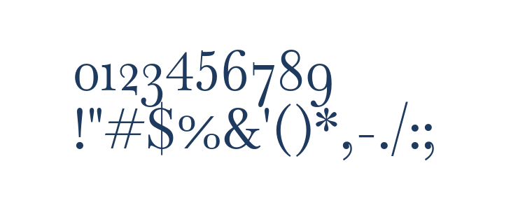 Baskervville Regular1 Other Characters