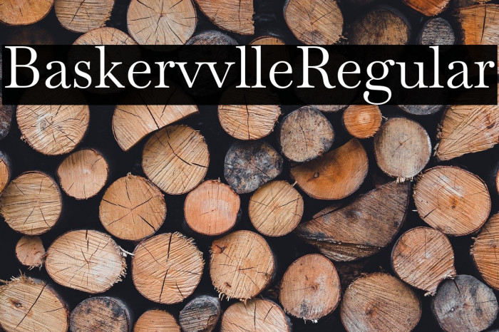 Baskervville Regular1 Example 1