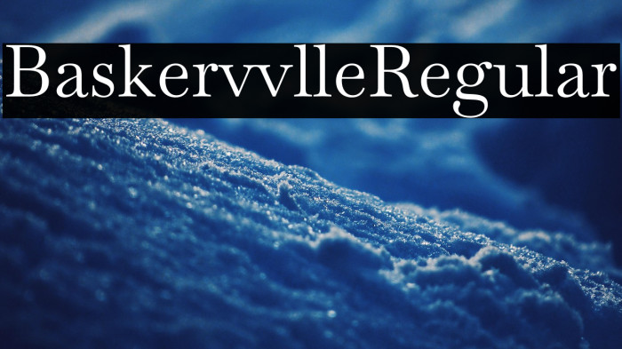 Baskervville Regular1 Example 2