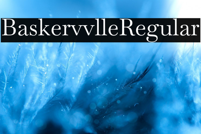 Baskervville Regular1 Example 3