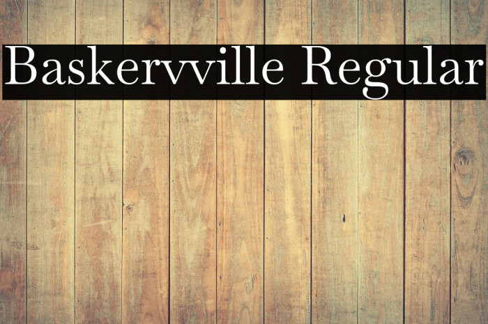 Baskervville Regular Font examples