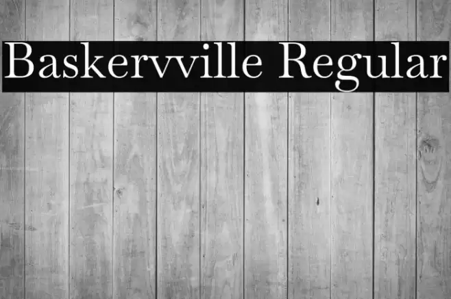 Baskervville Regular Font examples