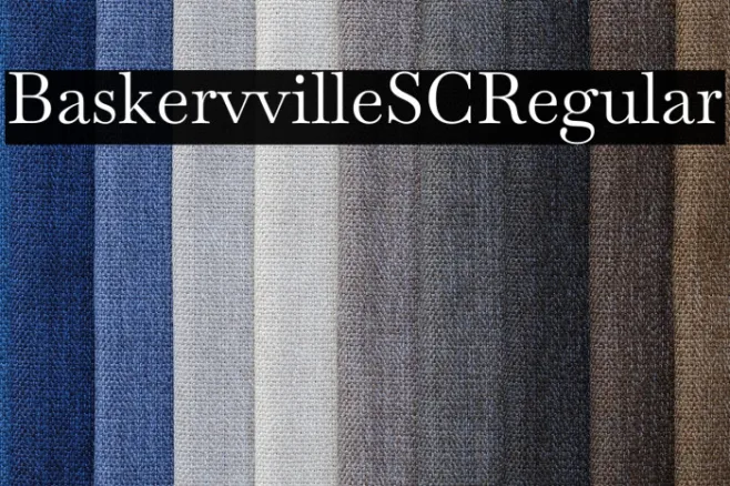 Baskervville SC Regular Example 2