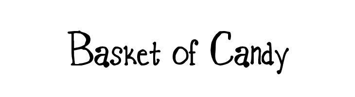 Basket of Candy  Frei Schriftart Herunterladen