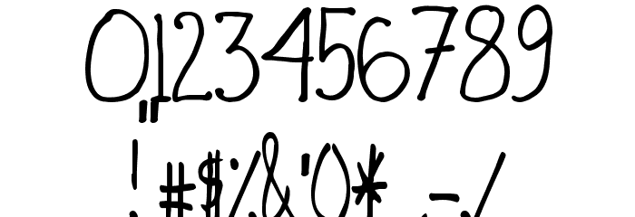 Basket of Candy Font OTHER CHARS