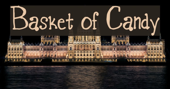 Basket of Candy Font examples