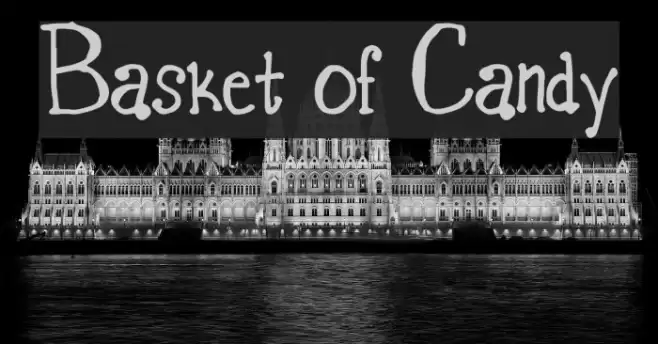 Basket of Candy Font examples