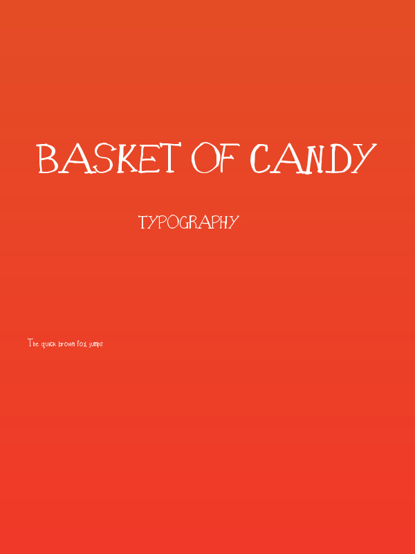 Basket of Candy Poster