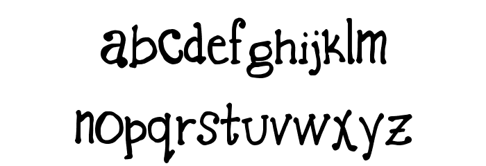 Basket of Candy Font LOWERCASE