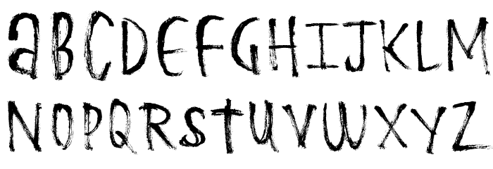 BasketFries Font LOWERCASE