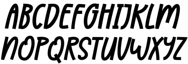 Basketball Diary Font UPPERCASE